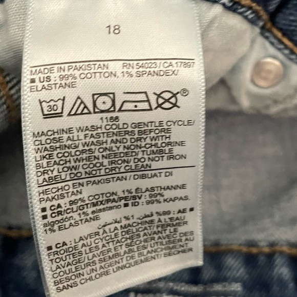 Old Navy High Rise OG Straight Jeans Womens size 18 - Picture 8 of 8